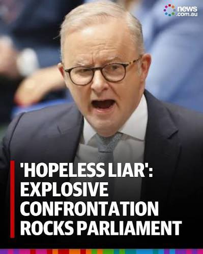 Albanese said (as he does before another massive lie)
“Let me be very clear. All governments should have done better. That is my point”. 

Scott Morrison replied 
“Hamas never praised the actions of my Government Mr Albanese, but they did praise yours,” the former prime minister