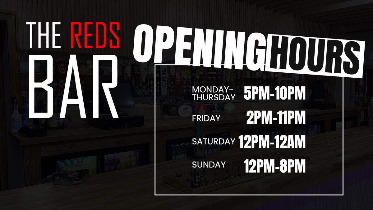 🚨 TICKET INFORMATION 🚨 

A reminder that tomorrow’s game against <a href="/buryfcofficial/">Bury Football Club</a> is an all ticket affair. Tickets can still be purchased from The Reds Bar in Shifnal 

See attached opening times.