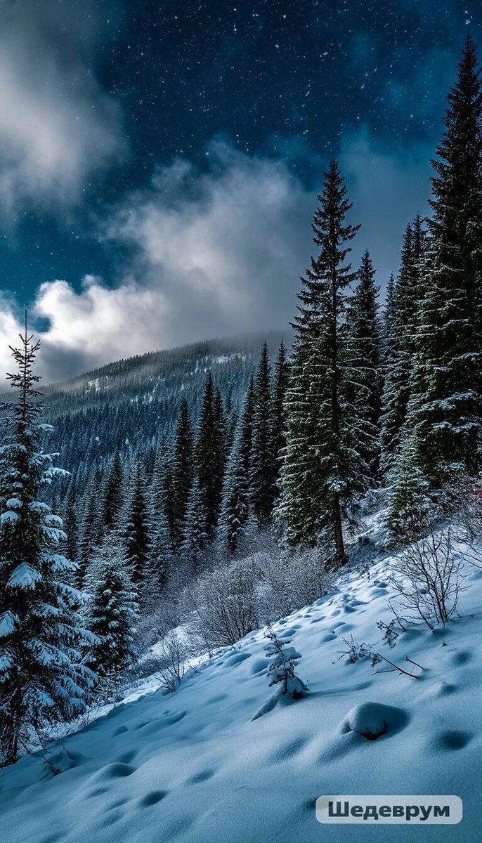 Beautiful winter landscape