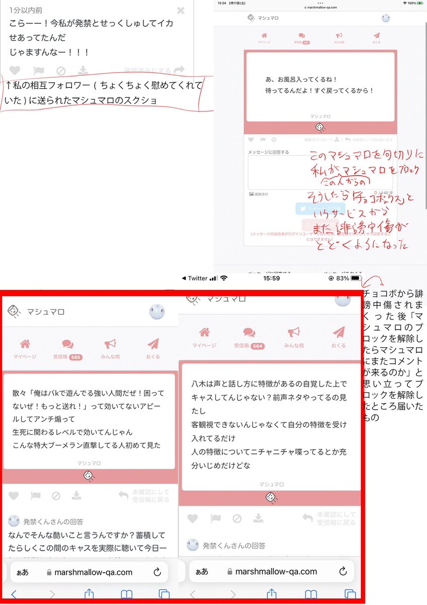当時のマシュマロとかいまだに残してあるけどほんま自分の妄想基準でしか話をしてなくて統合失調症なのかなと思った
あとモデルにされたエロ画像も書かれたし
あと八木の信者っぽい人に逆恨みでアンチスレ立てられてめちゃくちゃ誹謗中傷と粘着され続けてるよ今も 