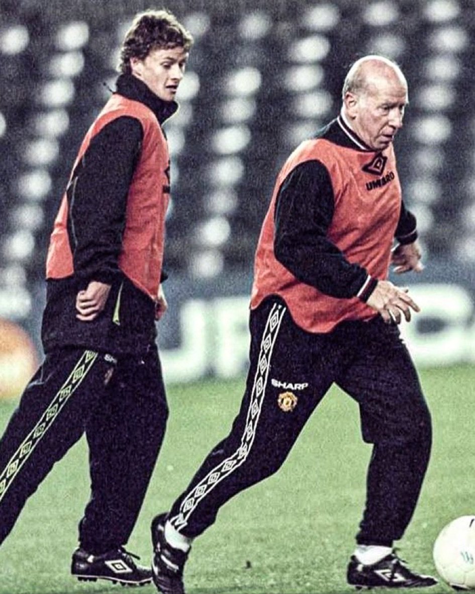 This is what club legends do, they join in on training before big matches. 
They don't sit in little offices recording podcasts rubbishing the current players.   
Scholes - Go back to sucking your daughters toes.
Butt - Dirty woman beating scum. 
Ban them from the club.