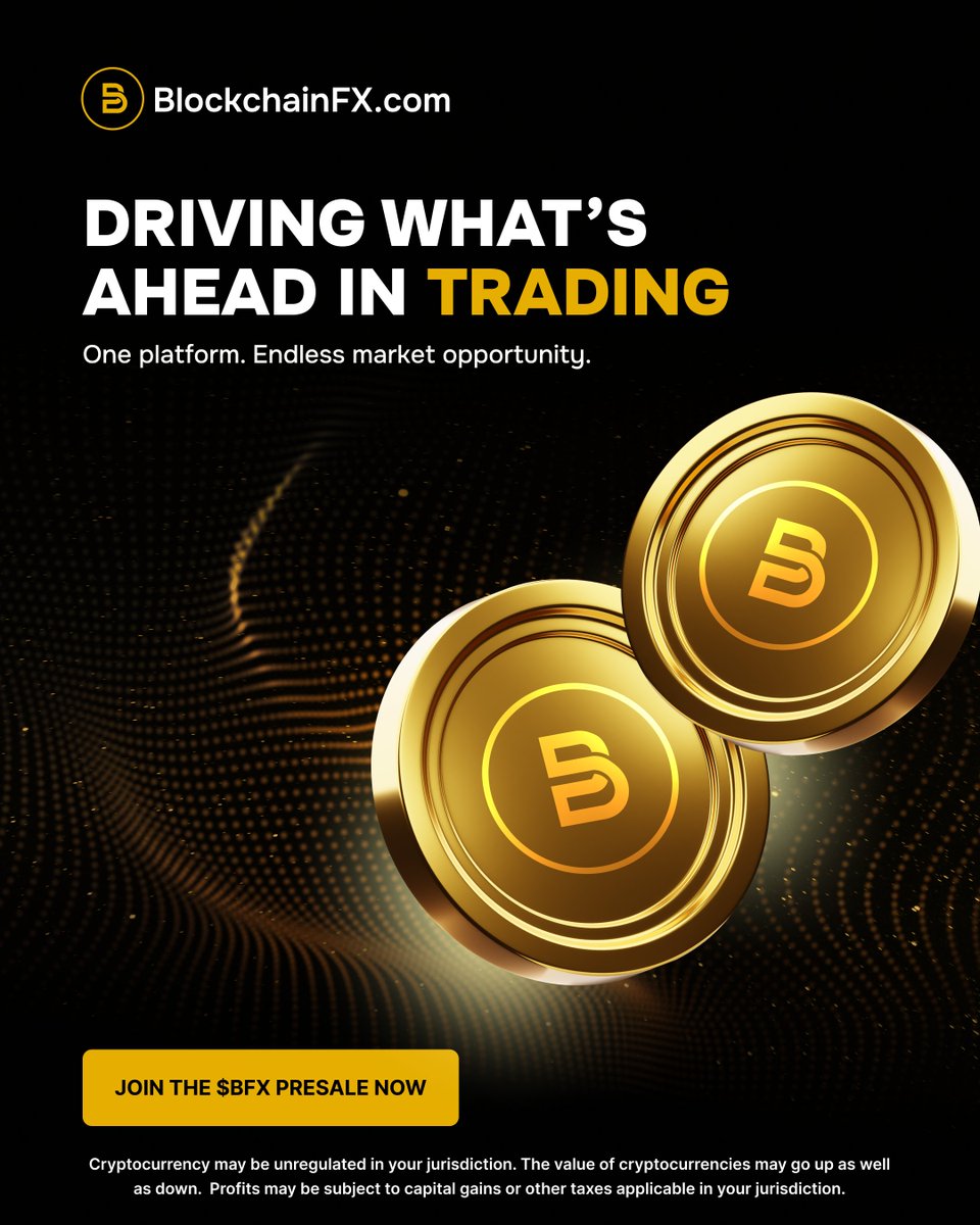 🚀 Shaping the future of how trading moves forward. One platform unlocking  access across global markets. Join the $BFX presale 👉  https://t.co/obxqQkwFJh #Web3 #Crypto #BFX #BlockchainFX #Presale # CryptoCurrency