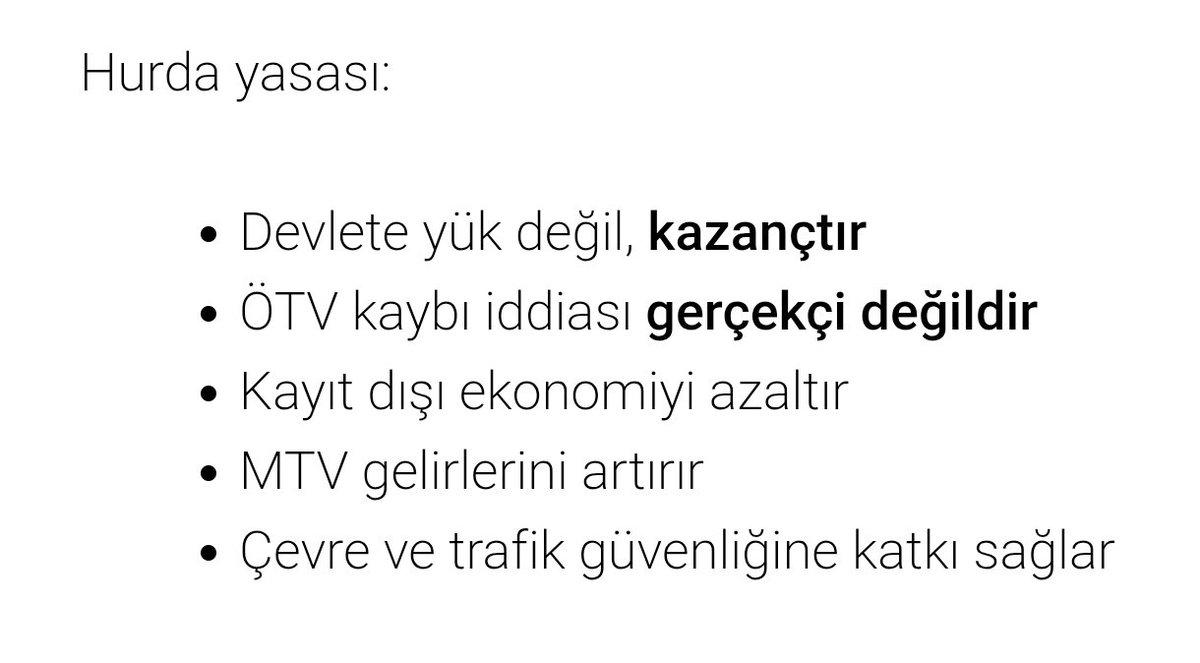 <a href="/ismailozdemirrr/">İsmail ÖZDEMİR 🇹🇷</a>
<a href="/MHP_Bilgi/">MHP</a>
<a href="/dbdevletbahceli/">Devlet Bahçeli</a>
<a href="/RTErdogan/">Recep Tayyip Erdoğan</a>
<a href="/Akparti/">AK Parti</a>
<a href="/memetsimsek/">Mehmet Simsek</a>
<a href="/HMBakanligi/">T.C. Hazine ve Maliye Bakanlığı</a>

ÖTV indirimi değil ÖTV muafiyeti istiyoruz.
Hurda teşviki
hurda yasası
hurda araç teşviki
#hurdateşviki
#hurdayasası