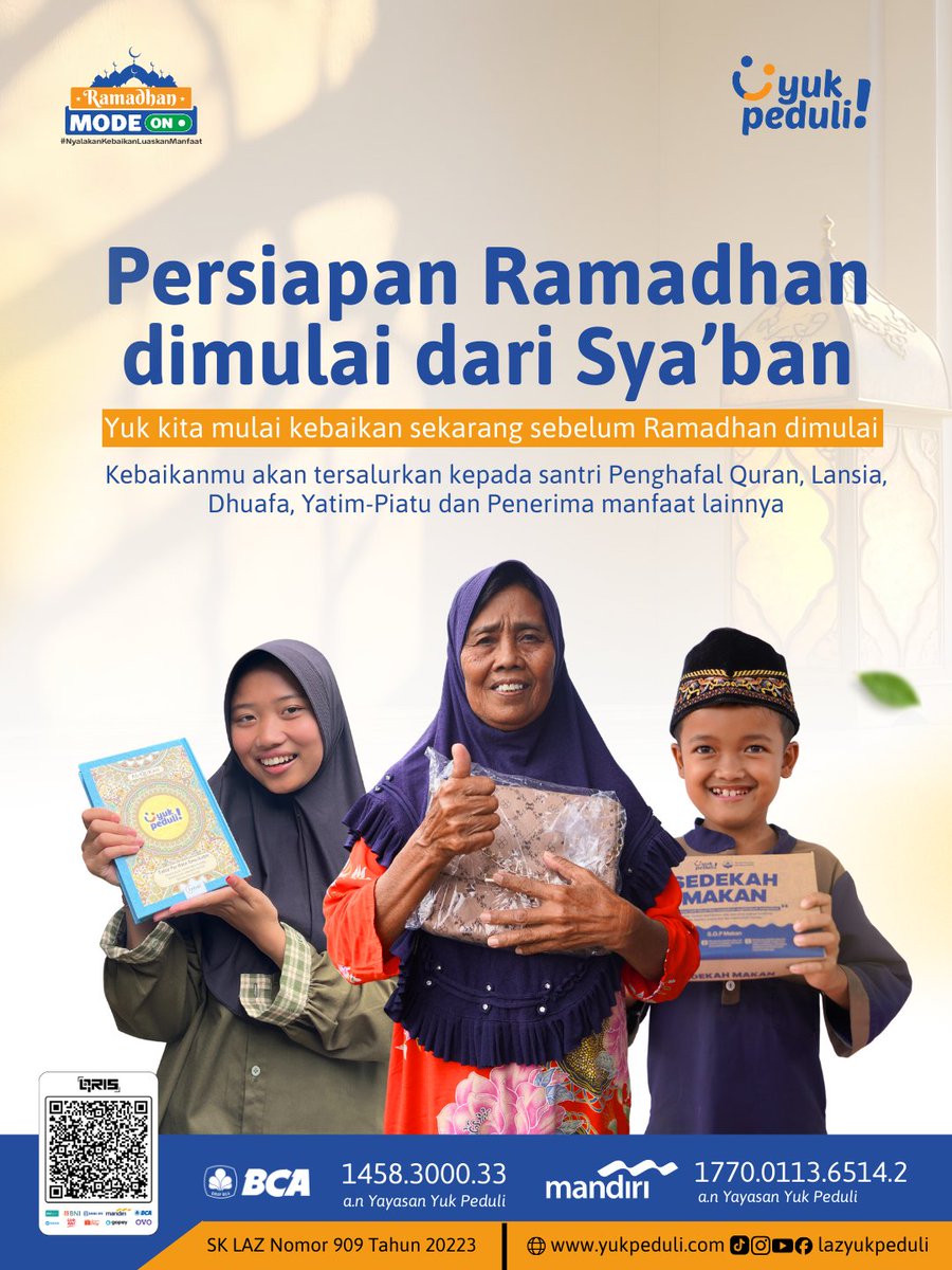 contentyp's tweet photo. 30 Hari lagi Kita akan berjumpa Ramadhan 2026 😊 Masyaallah....

Waktu sangat cepat ya, semoga ibadah kita tidak gitu-gitu saja, malam ini tak terasa, kita sudah melangkah ke bulan Sya’ban, bulan pengantar sebelum Ramadhan tiba

#syaban https://t.co/p0XGR5LpFd