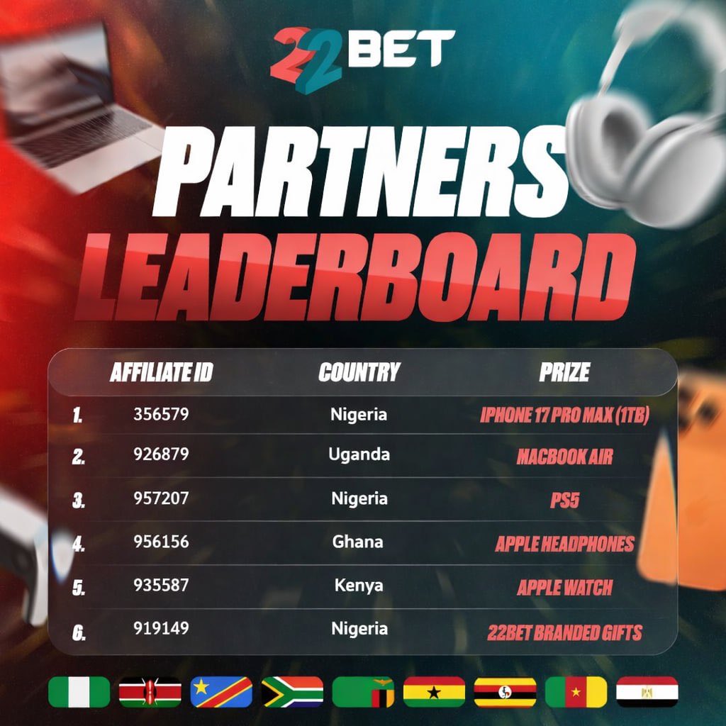 LifeofAdunni's tweet photo. Wow 🤭🤭
I topped @22bet_official partners leaderboard standings and won 17 pro max 🚀 #22betAlwaysPays https://t.co/h6WZnKeJlU