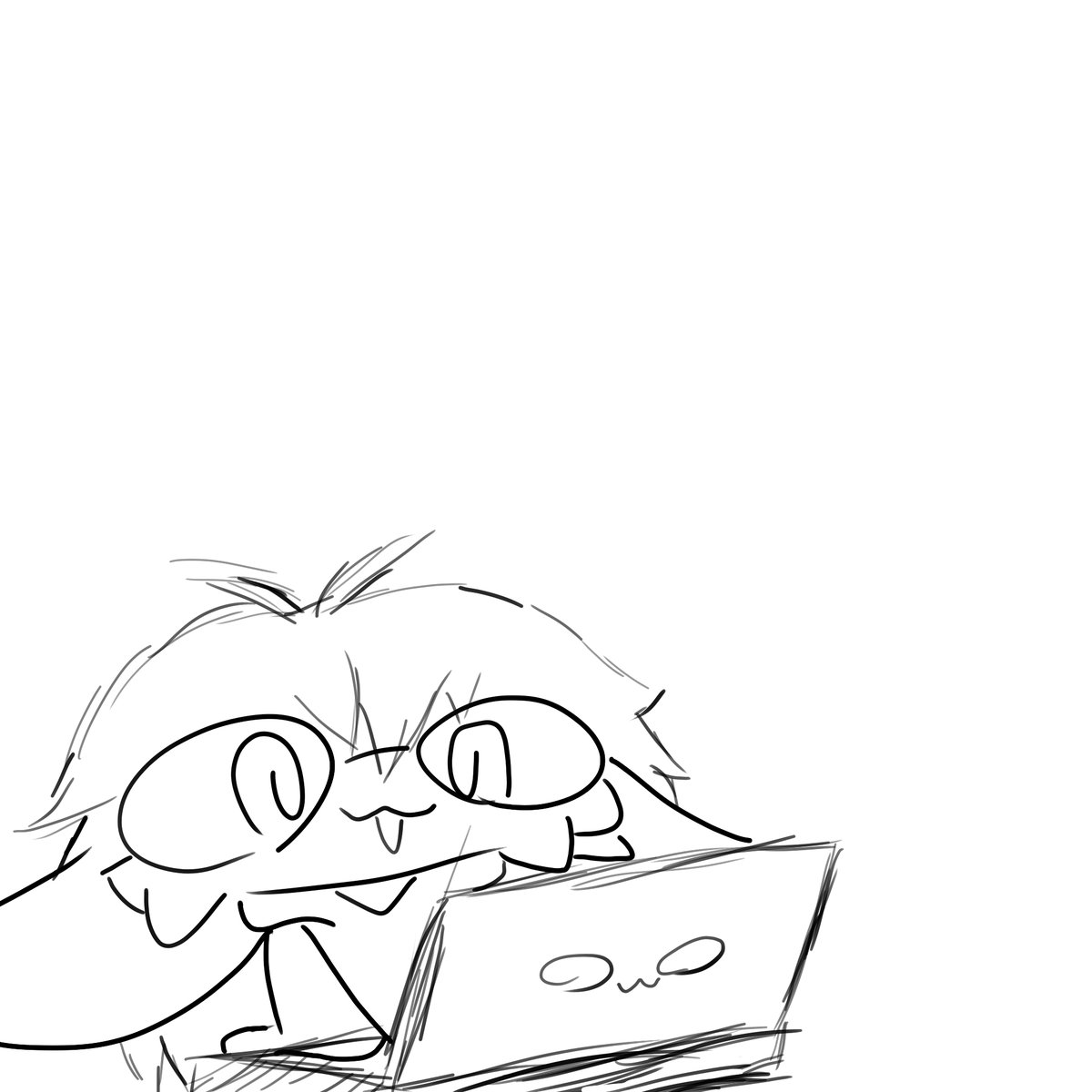 Día 809-810, dibujos sencillos, uno de como me siento al despertar con cabello largo y otro de un "intento" de hacer un posible avatar para streams, obvio no me gusto como se ve, tengo que decidirme si quiero que tenga lentes, ojos espiral o simplemente ojos circulares, aaaa