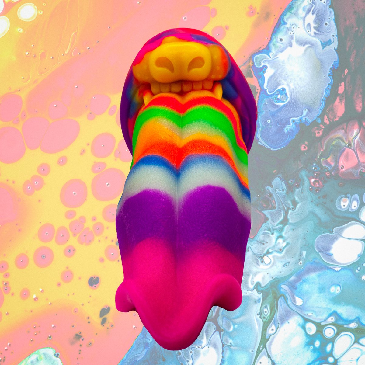 Release our glow in the dark Fenrir from his chains and let his 8.5 inch 👅 devour you 🐺