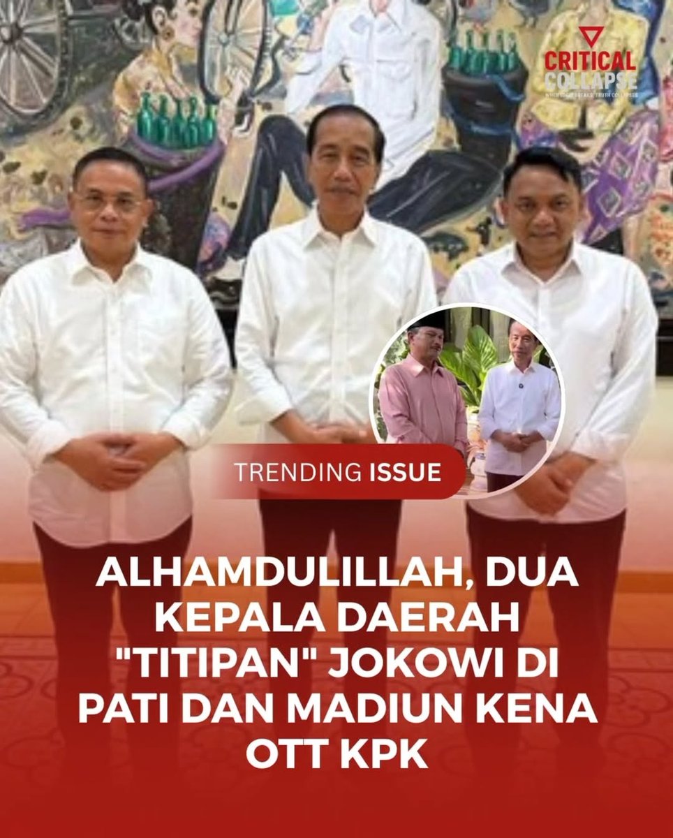 yaniarsim's tweet image. Bapak pilihan @OCCRP 👍