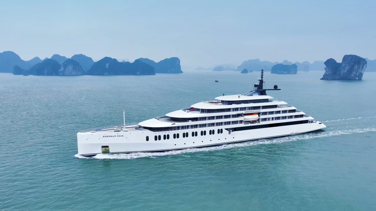 Emerald Cruises &amp; Tours has reached a significant milestone in the build of #EmeraldKaia. Find out more on cruisetotravel.com - #cruise #travel #luxurytravel <a href="/Emerald_Cruises/">Emerald Cruises</a>