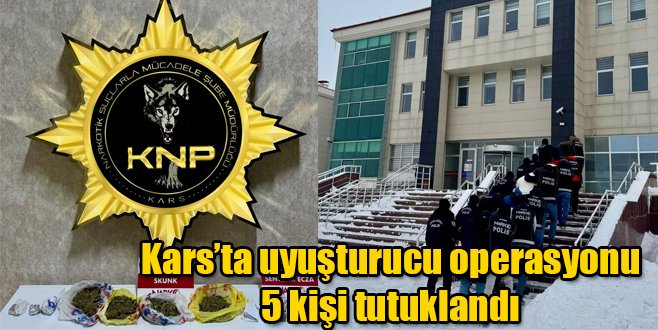 Kars'ta uyuşturucu operasyonunda 5 kişi tutuklandı.

karspusula.com/kars-ta-uyustu… <a href="/ziyapolat73/">Ziya POLAT</a> <a href="/KarsValiligi/">T.C. Kars Valiliği</a> <a href="/KarsEmniyeti/">Kars Emniyet Müdürlüğü</a>