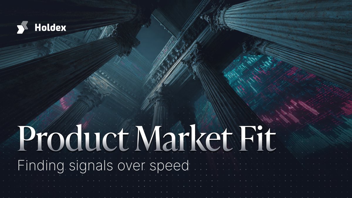 1/5
PMF rarely comes fast.

Institutional feedback moves slowly but with high signal strength.
Each loop sharpens the product.

[A THREAD]