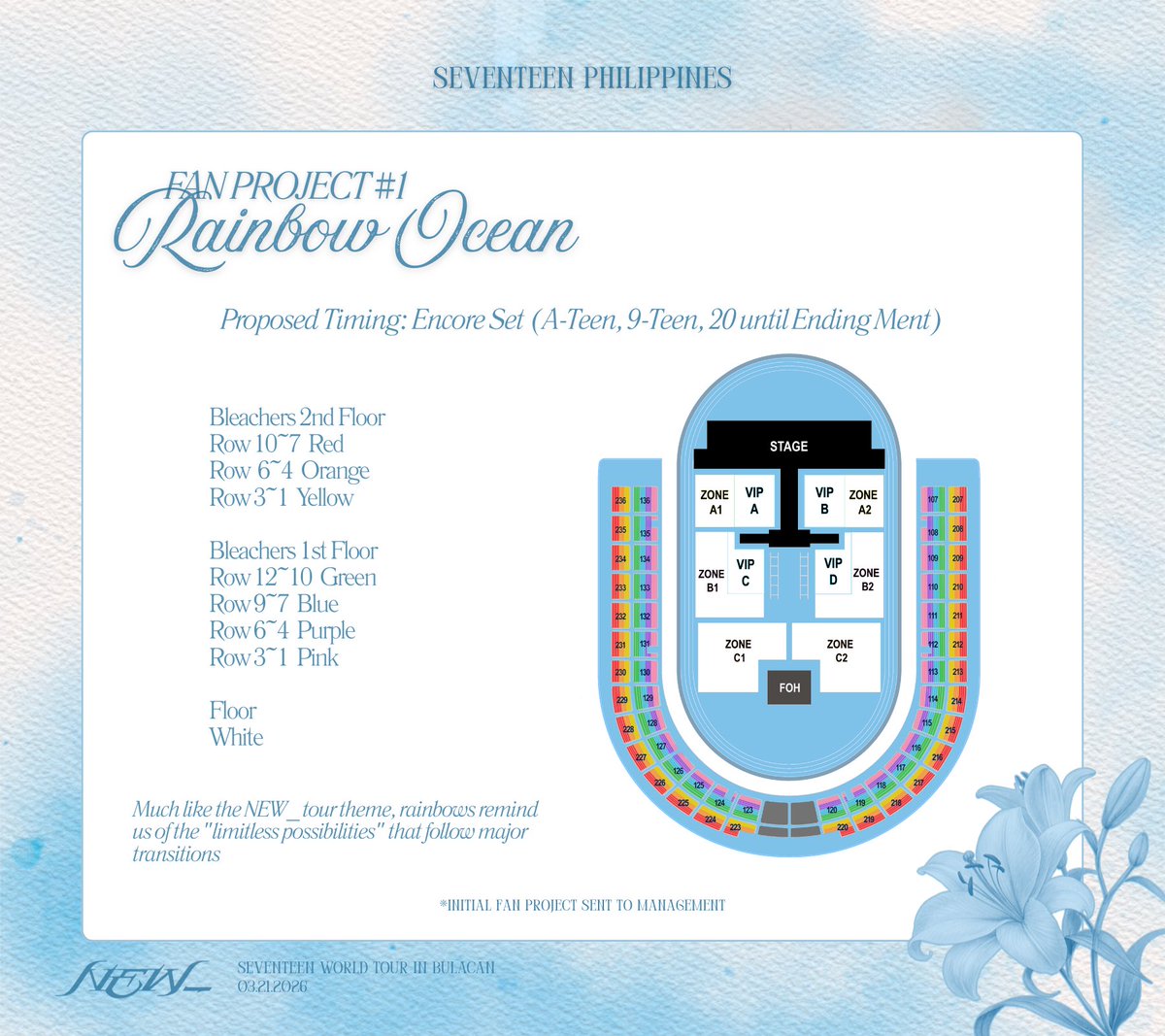 seventeenphil's tweet image. SEVENTEEN NEW_ in BULACAN...

FAN PROJECTS?! 😳

Filo Carats! 💎 Attention here ‼️‼️

The upcoming concert on March 21, 2026 won't be complete without the surprises we give the boys 🙈

That being said, we prepared 3  projects that would only be possible with YOUR 🫵  HELP! 

The…