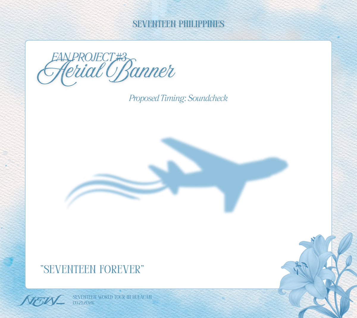 seventeenphil's tweet image. SEVENTEEN NEW_ in BULACAN...

FAN PROJECTS?! 😳

Filo Carats! 💎 Attention here ‼️‼️

The upcoming concert on March 21, 2026 won't be complete without the surprises we give the boys 🙈

That being said, we prepared 3  projects that would only be possible with YOUR 🫵  HELP! 

The…