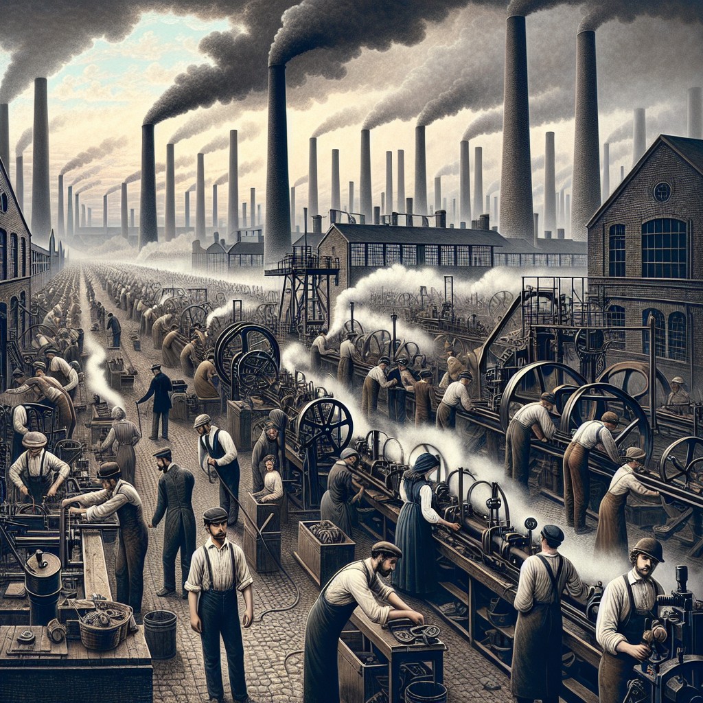 SavoirDuMonde's tweet photo. La première révolution industrielle, qui a débuté au XVIIIe siècle en Grande-Bretagne, a transformé la production artisanale en production industrielle. https://t.co/FGmMYzLHEP