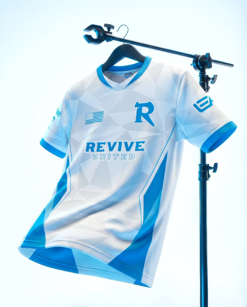 Jersey design for Revive United.

Need a team kit or something unique?
alvarostudio.es/contact
