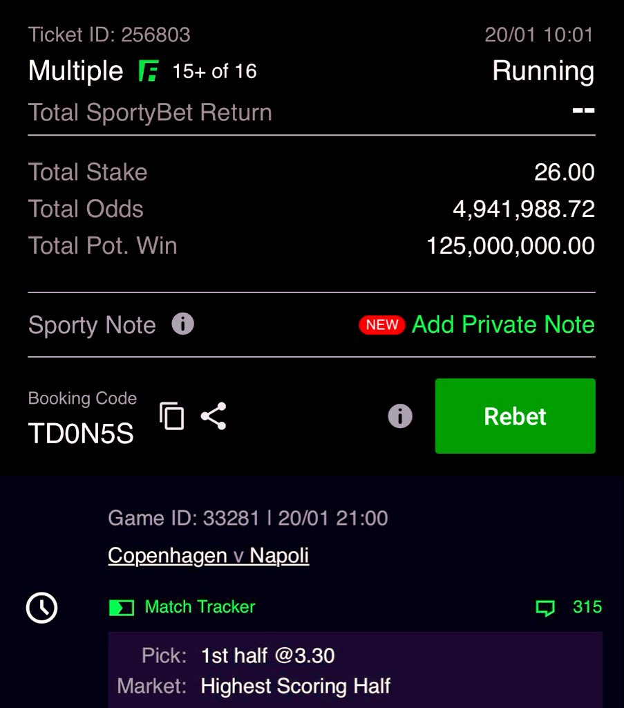 125,000,000.00 🫴💸🫴💸🫴💸🫴

TD0N5S 

REPOST &amp; DROP SPORTYBET ID✅

Edit: t.me/nelsonriskpicks