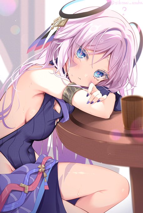 「ねー旅人、ワタシって面倒臭い…?」 シトラリは酔ってダル絡みしても可愛い お誕生日おめでとうー!!! #シトラリ生誕祭2026 #原神