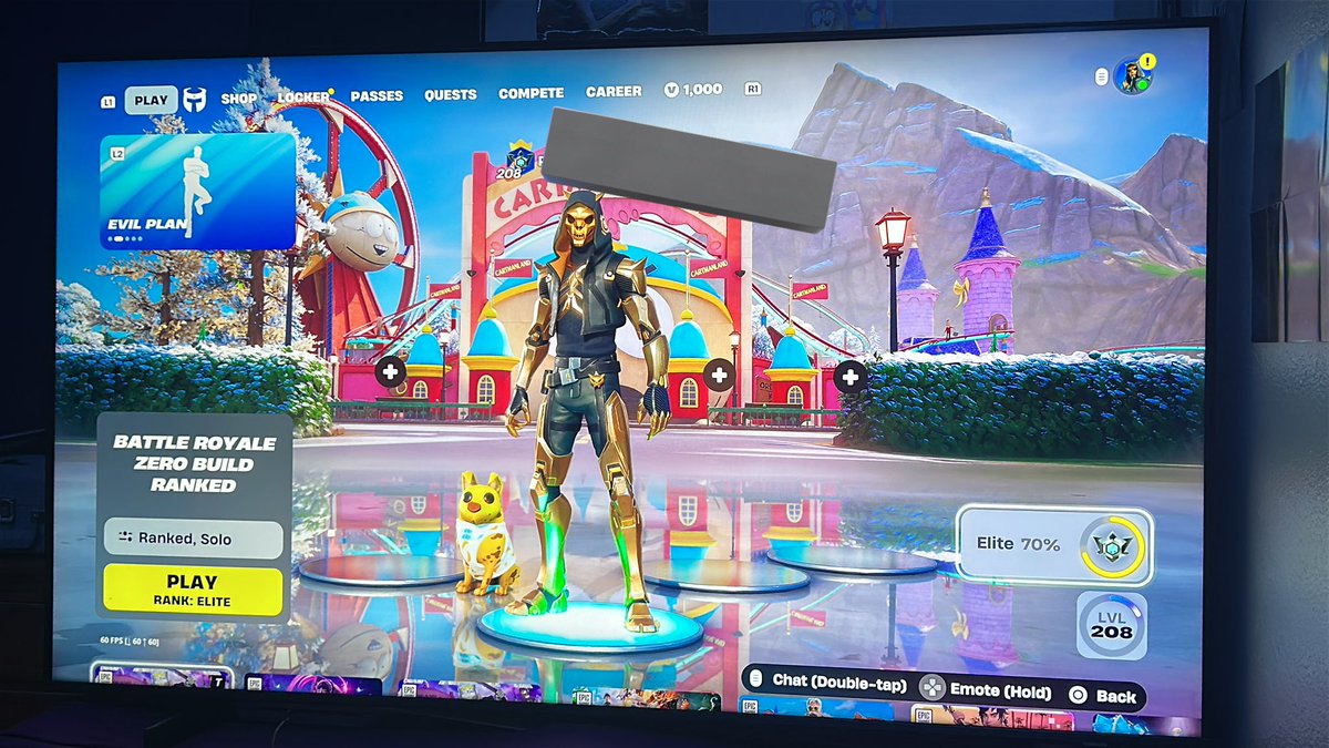 Ve4saSkuzzy's tweet image. @FortniteStatus why isn’t my Felinos Rank skin not working im on PS5 I worked too hard to get this skin and not show off my rank
