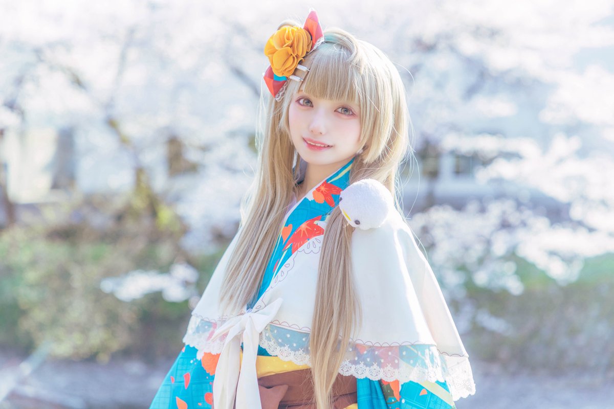 ラブライブ! 南ことり　コスプレ　大正ロマン cosplay コスプレ ⚘𖥧*.˚*𓂃܀❀*.ﾟ ラブライブ! 南ことり 大正ロマン