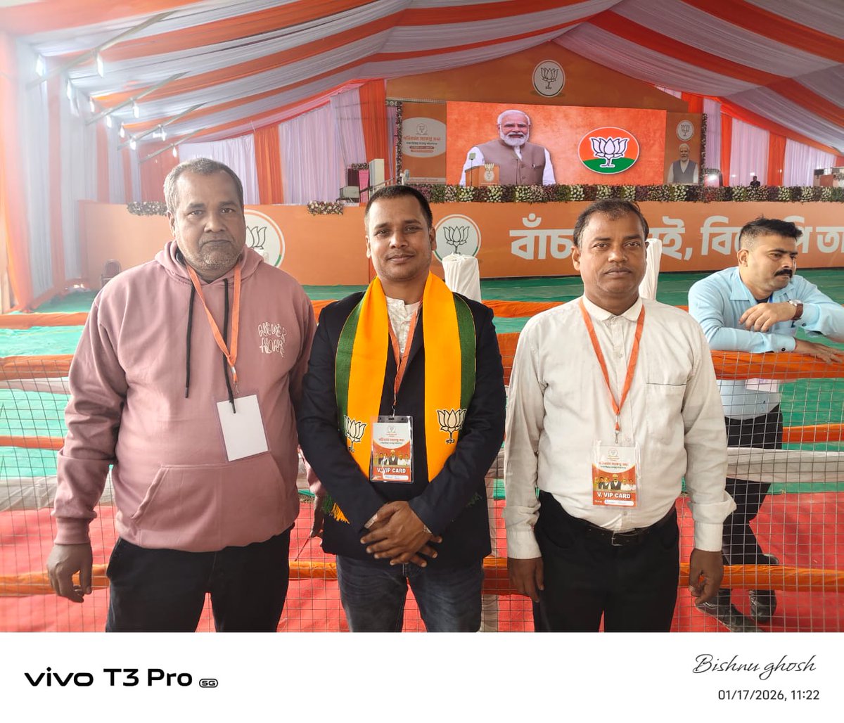TribeniSaha's tweet photo. 17th January 2026  প্রধানমন্ত্রীর  জনসভা Malda. https://t.co/WlvnNkPWVb