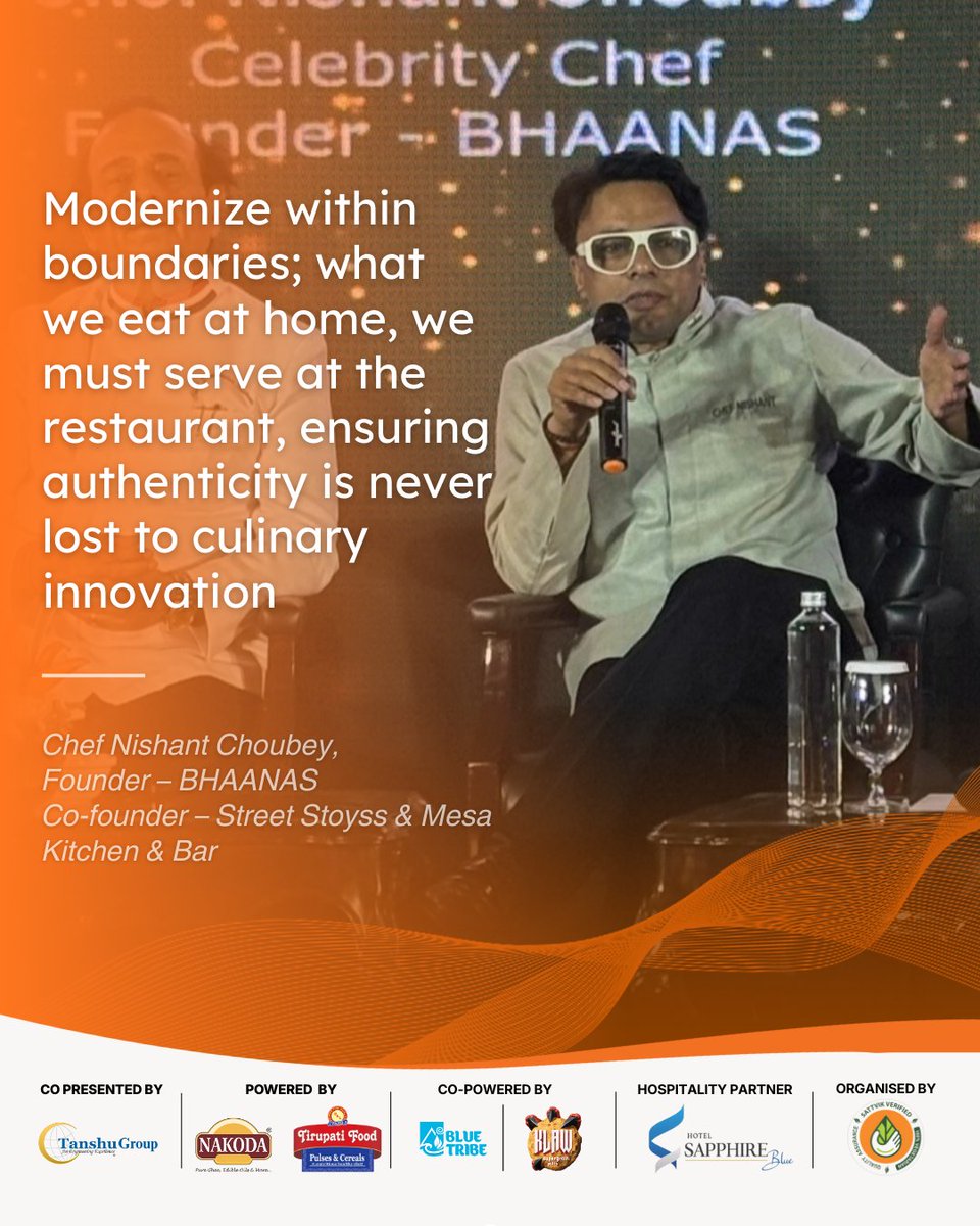 Sattvikcert's tweet image. Celebrity Chef Nishant Choubey explores the critical "boundaries" of modern gastronomy. 

SATCON 2026

Conclave • Consciousness • Connect

#SATCON2026 #ChefNishantChoubey #ConsciousCooking #CulinaryEthics #AuthenticFood #SattvikPerspective