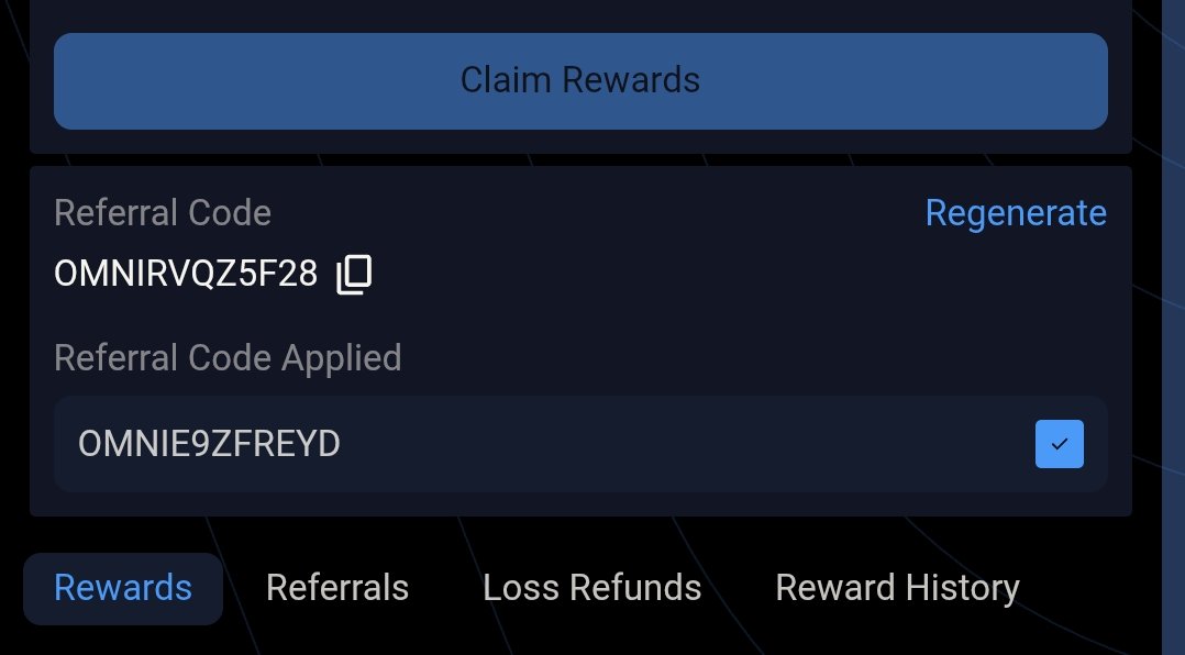 SayanXFun's tweet image. Completed 1M$ volume on @variational_io 

Access Code if you are looking for 

OMNIRVQZ5F28

Good Luck, but keep saving your capital and try to do long for maximum time.