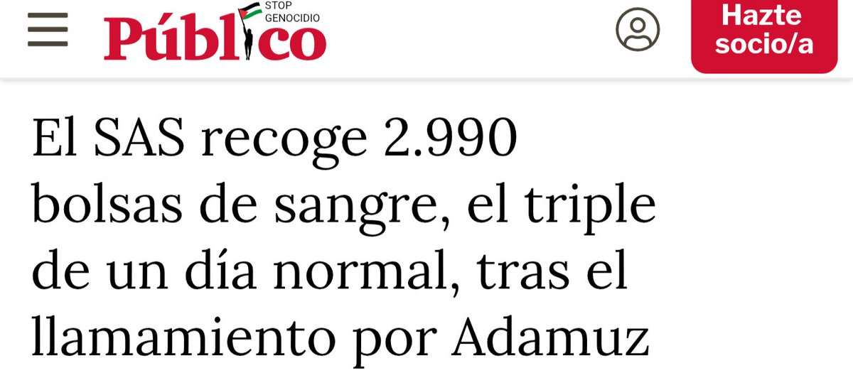 Esto es posible porque:

1. Cuando hace falta la gente es maravillosa.
2. Tenemos sanidad pública.