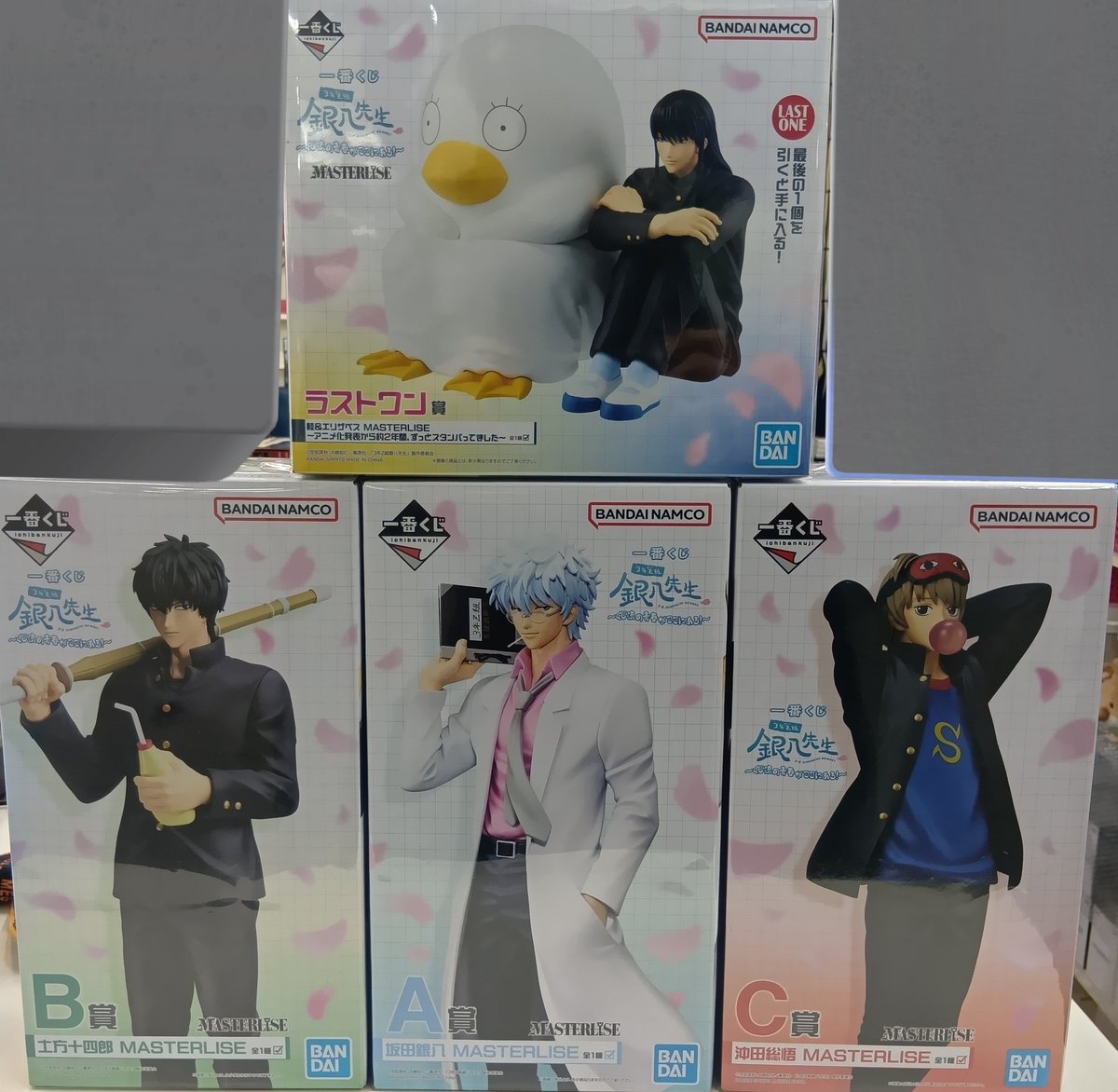 3年Z組　銀八先生 一番くじ　ラストワン賞　桂＆エリザベス　フィギュア 3年Z組銀八先生一番くじラストワン賞桂エリザベスMASTERRISEフィギュア