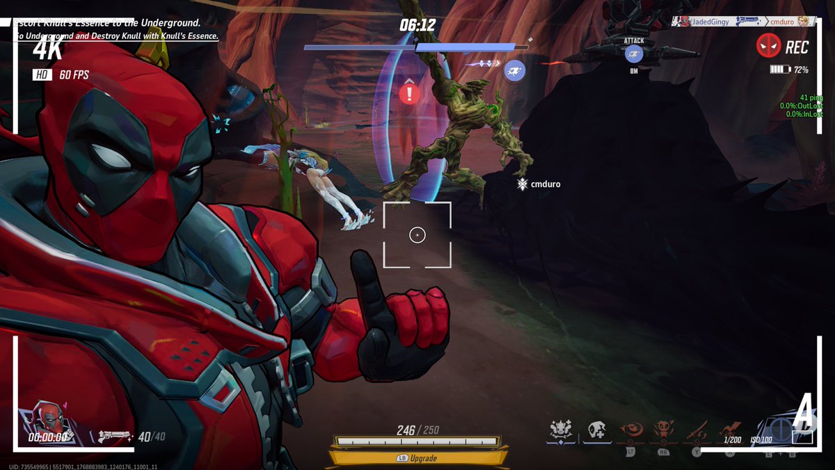 JadedGingy1's tweet image. Deadpool is taking over Marvel Rivals and I’m here for it!😁 More highlights coming soon! #MarvelRivals #Deadpool #mercwithamouth #selfie