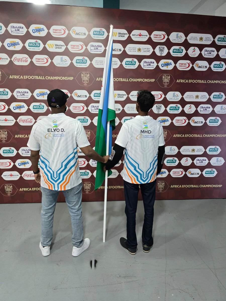 DjiboutiEsport's tweet photo. E-CAN & Assemblée Générale 🇩🇯
Djibouti Esports a participé à l’E-CAN et à l’Assemblée Générale, pour l’avenir de l’esport africain.
Merci à @FRMJEOFFICIEL @africonesports et notre sponsors @CACIntlBank
#DjiboutiEsports #ECAN #AfricanEsports #eFootballMobile #EsportsAfrica https://t.co/WiE9jJJpFQ
