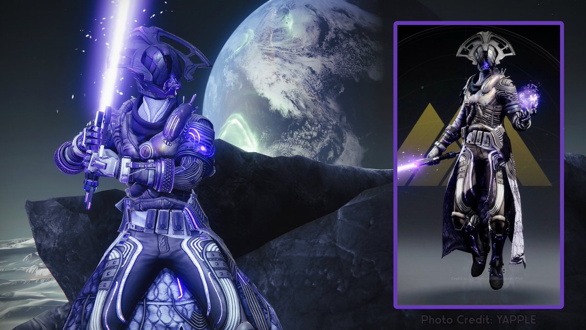 FASHION IS ART

I 💜 the amazing people I’ve met through #Destiny2, especially one of the most generous people ever, <a href="/YeOldeApple/">Yapple</a> who logged in just to take this shot. 

#Destiny2theGame #Destiny2Fashion #Destiny2Team #FOTW #FashionOfTheWeek #DestinyWarlock #MoonsHaunted