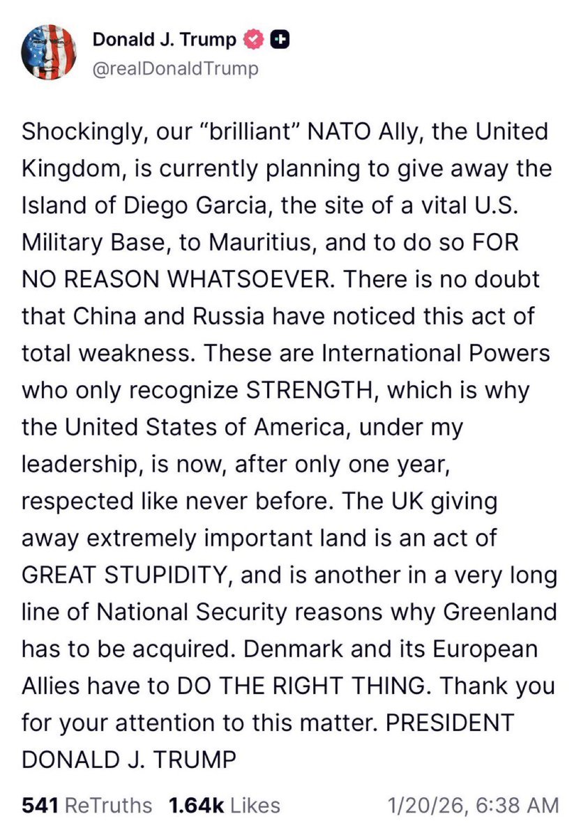 The threat from Russia is so great that everything must be done, except actually oppose Russia the one place where it can actually be severely weakened…

Instead let’s dissolve NATO by annexing an ally’s territory and inviting Putin to the peace participation trophy board.