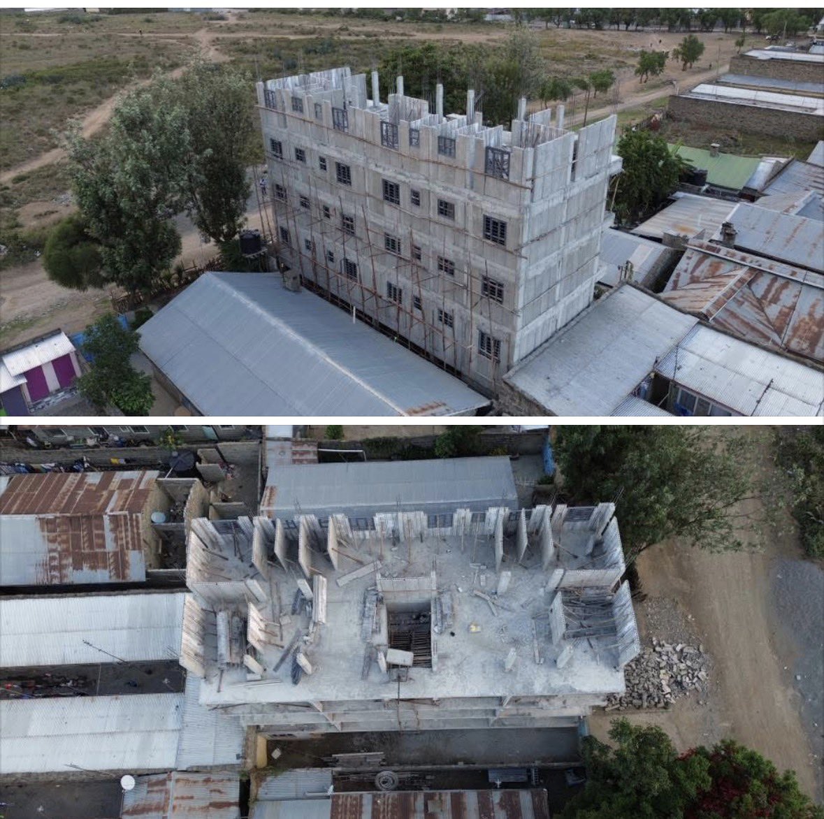 *Done deal nyumba ya ngorofa ya precast TOTAL plinth area per floor 165 sq m  •*.

*This is 3 bed 2 Beds 2 units per floor each unit is 65 sq m .*

*See the breakdown for the shell structure* .

◾️*Foundation bases Sh 1,200,000* 

◾️*5 composite slabs each 165 sq m @ 3300/- per