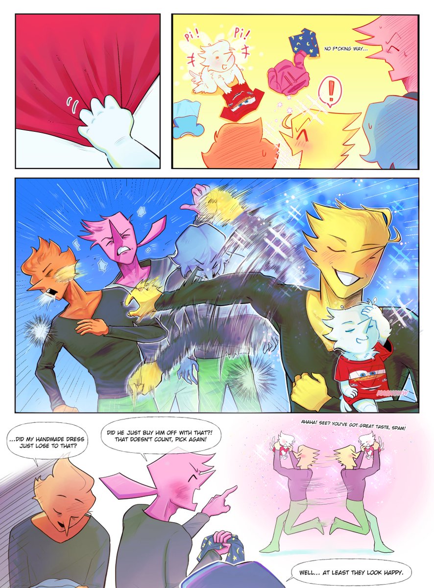 Dperu3333's tweet image. And More Dumb Comics (2/2) #DELTARUNE #addisons