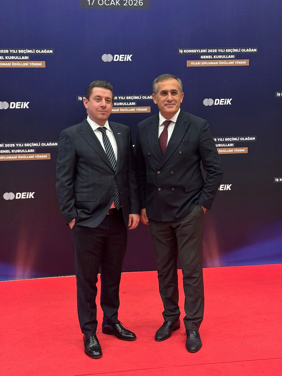 As a result of the elections held during the Ordinary General Assembly of the DEİK - Foreign Economic Relations Board, our Group CEO, Abdullah ALTUNKUM, has been elected as the Chairman of the DEİK Türkiye–Qatar 🇶🇦Business Council, and our General Coordinator, Fatih ŞENER, has