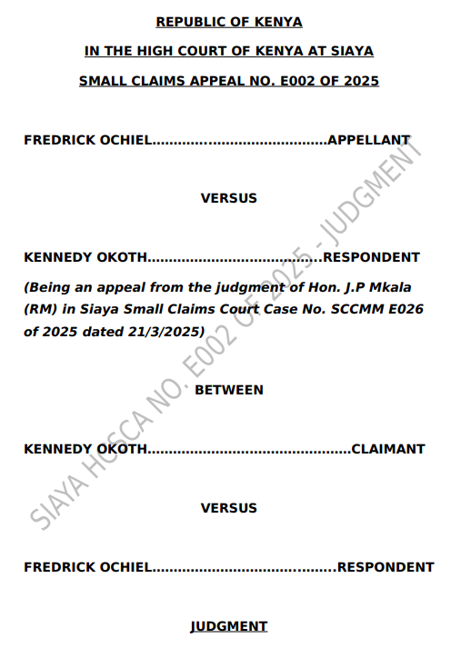 AssociatesRoba's tweet image. 🚨🚨 BREAKING: The High Court Has Confirmed That WhatsApp Chats Can Create a Binding Contract

The High Court has upheld a KSh 145,000 judgment arising from an agreement that was never written, never signed, and never stamped. In Fredrick Ochiel v Kennedy Okoth (2026), the Court…