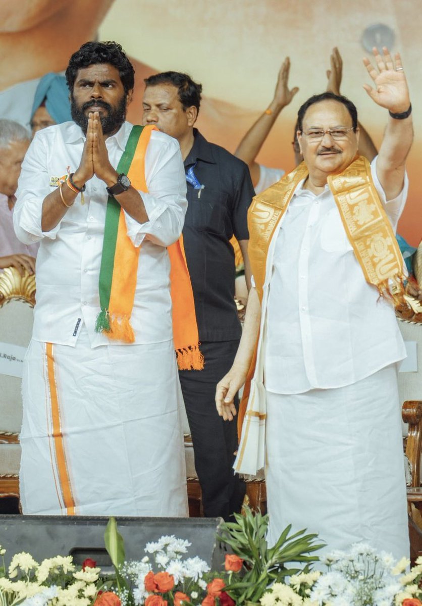 Our Hon Health Minister Thiru JPNadda avl’s tenure as <a href="/BJP4India/">BJP</a> National President stands as a testament to transformative organisational leadership &amp; a period where countless youth joined the service of our nation through BJP. From humble beginnings to building the world's