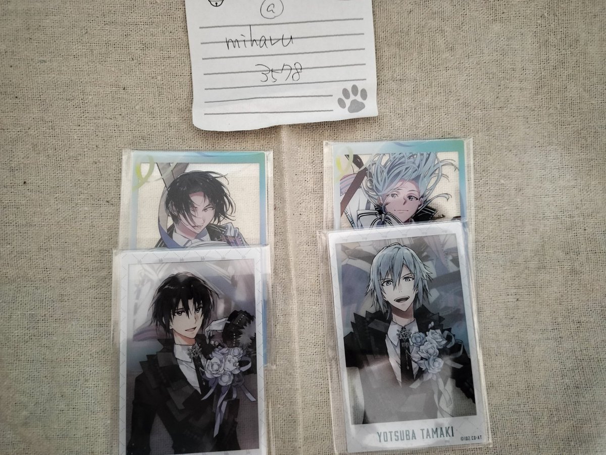 【交換】アイナナ　10th 10周年 イベント　アクリルフォトカード

譲…一織、環
求…陸、虎於

🌸郵送は2点以上から（別ポストのでもOK）
🌸名古屋手渡し可

お気軽にお願いします！