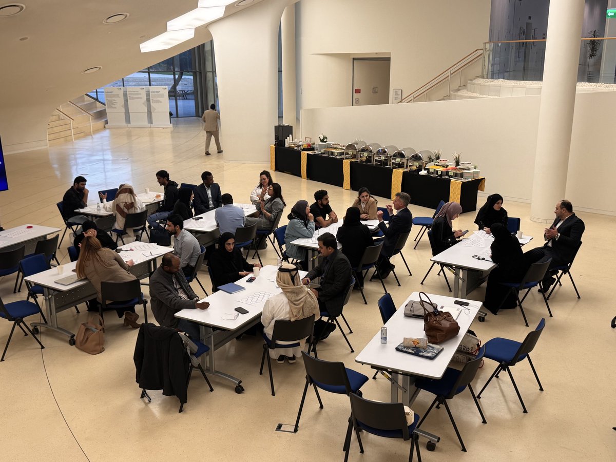 policyCollege's tweet image. #CPP hosted an Evaluators Meet &amp;amp; Greet World Café, connecting Master’s students with national &amp;amp; intl. evaluation practitioners for real-world insights, dialogue, and networking-reinforcing our commitment to experiential, evidence-informed policymaking
More linkedin.com/posts/cpp-hbku…