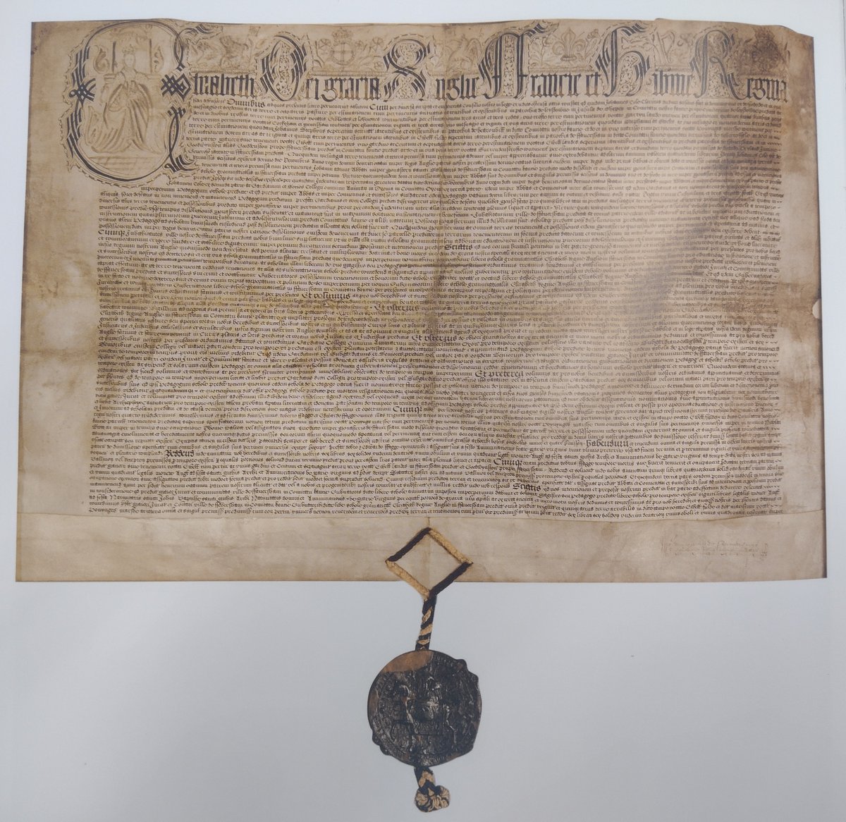 FavCharters's tweet photo. Join us as we delve into the history of the Queen Elizabeth Charter, 450 years after it was granted. 
Don't miss this opportunity to listen to Dr Sheila Sweetinburgh.

Book Tickets: https://t.co/BP3HobFcxQ
Sales will be donated to the QE Grammar Sch &amp; our Education Programme. https://t.co/eIRphZRJLC
