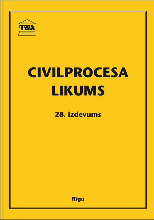TNA e-grāmatnīcā jau ir pieejama grāmata: “Civilprocesa likums. 28.izdevums”
tnagramatas.tna.lv/lv/product/665