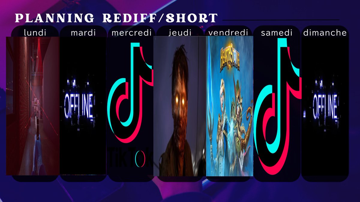 ProGGAMEUR's tweet photo. Voici les plannings de cette semaine de stream 📷 https://t.co/H3HJuJAxKc