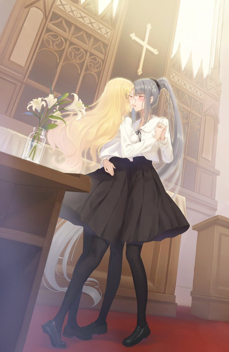 #ゆりグレ 教会の中で