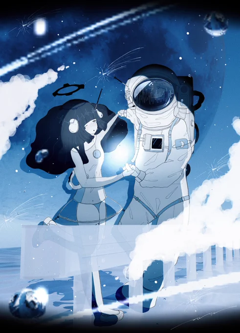 金星人ちゃんと宇宙飛行士くん #金星人ちゃんと宇宙飛行士くん