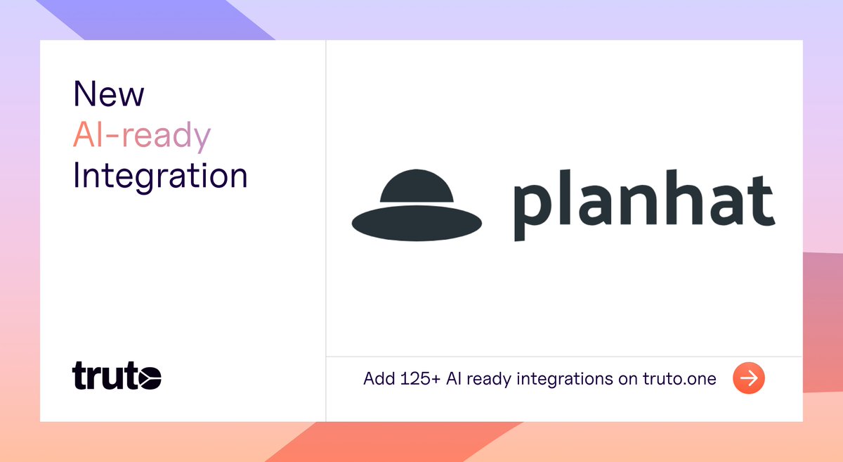 Truto - your native integrations butler 🫂 tweet media