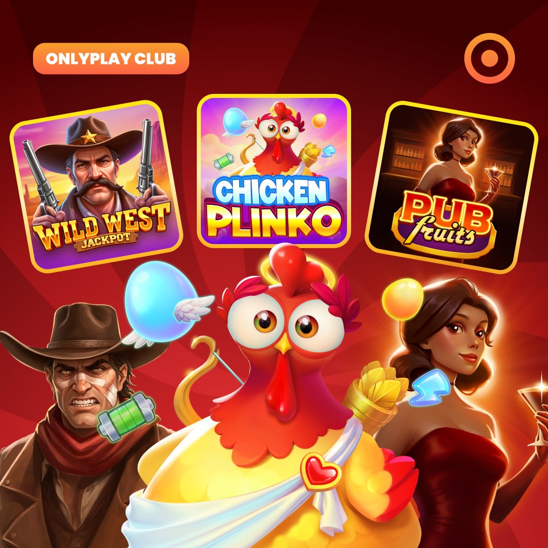 onlyplayclub's tweet photo. 🎮 Which game do you want to play today?
-Wild West
-Chicken Plinko
-Pub Fruits
Or something else ?
#GameTest #Onlyplayclub https://t.co/ZNjkBNrzJx