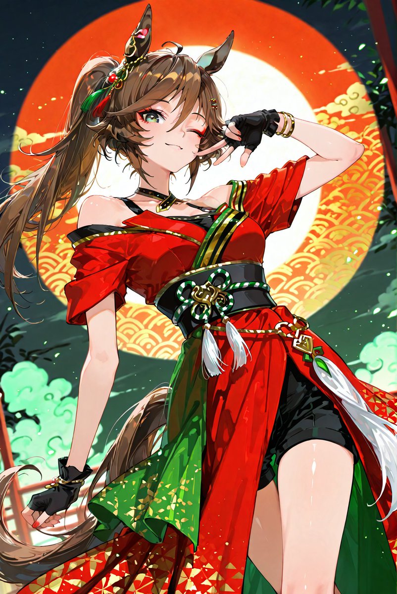 #AIart #Umamusume #ウマ娘 #ミスターシービー
Pixivに最新イラストを投稿✨
⇒pixiv.net/artworks/14016…
(予約投稿)