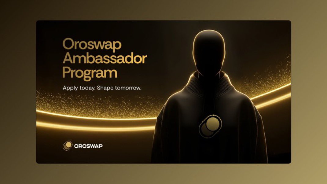 UniqueMapema's tweet image. 𝐀𝐌𝐁𝐀𝐒𝐒𝐀𝐃𝐎𝐑 𝐏𝐑𝐎𝐆𝐑𝐀𝐌 𝐀𝐋𝐄𝐑𝐓 🚨 

Oroswap has officially opened its Ambassador Program.

They’re building an AI-powered DEX on ZIGChain and are looking for people who can help grow the ecosystem through content, education, and community building.

𝐏𝐞𝐫𝐤𝐬:👇