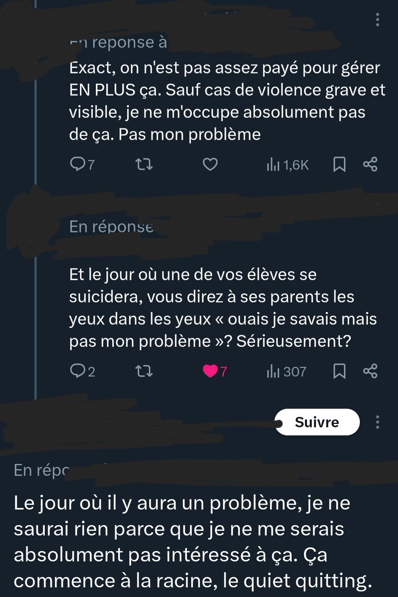 Boumboumfr's tweet image. Les profs n'en ont rien à foutre que vos enfants se fassent harceler :