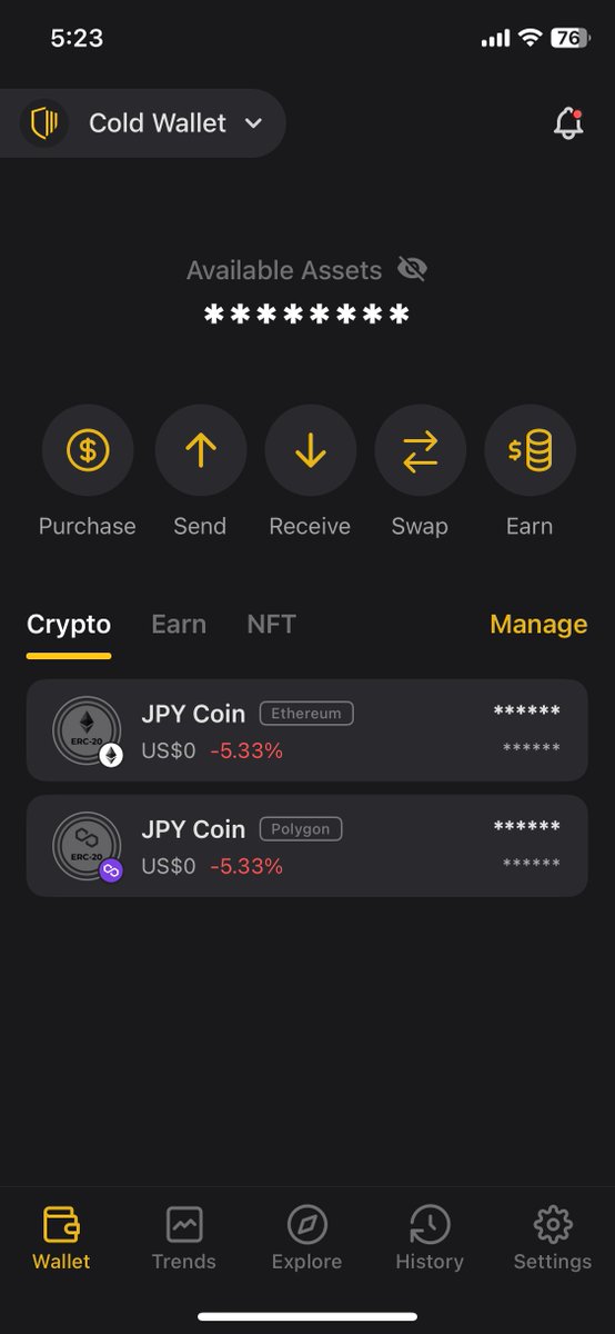 JPYC, Line NEXT と協業検討開始。
prtimes.jp/main/html/rd/p…

もっと便利にステーブルコインが使える未来がすぐそこまで来てる感じがする。

ちなみにポリゴンとイーサリアム上のJPYCであれば、コントラクトアドレスを入力するだけで、CoolWalletでJPYCを安全に管理することが出来ます。